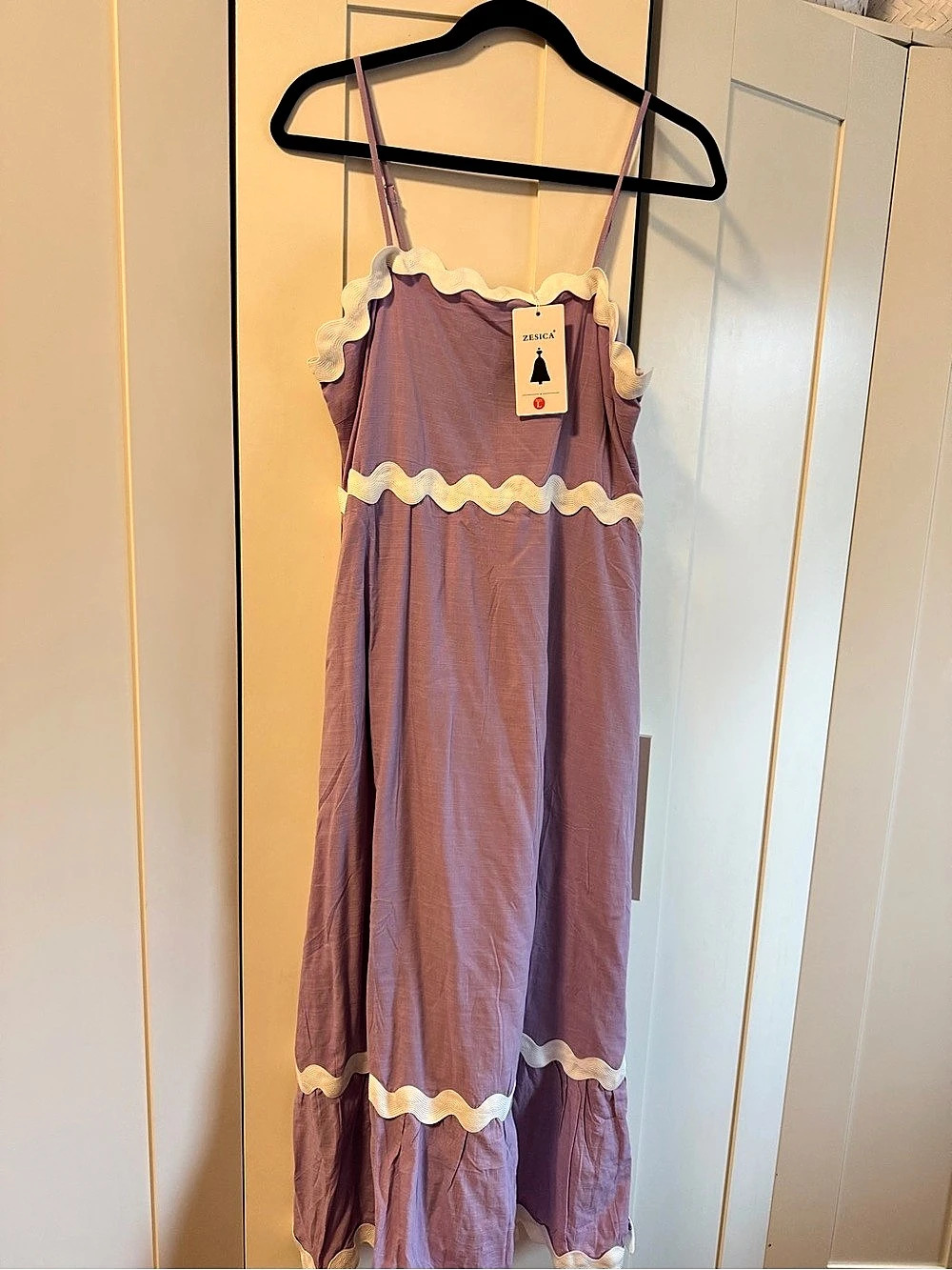 ZESICA Purple Maxi Dress NWT